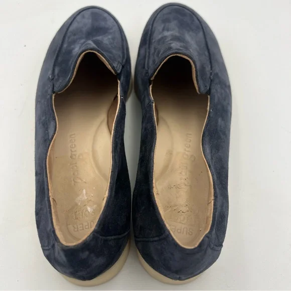 Paul Green Selby Women’s Slip On Loafer Flats Suede Leather Shoes Size US 8 - Picture 9 of 15